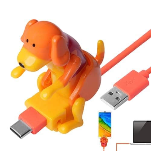 Dog Shape Phone Charger Cable Wag Body While Charging — view 6