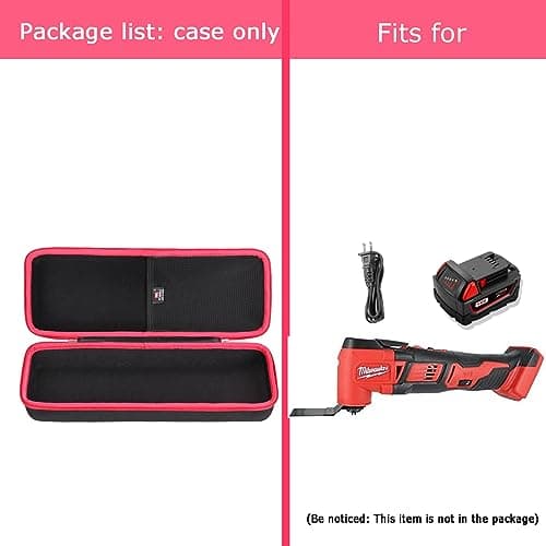 FBLFOBELI Hard Storage Travel Case for Milwaukee 2626-20 M18 18V Lithium Ion Cordless 18,000 OPM Orbiting Multi Tool — view 6