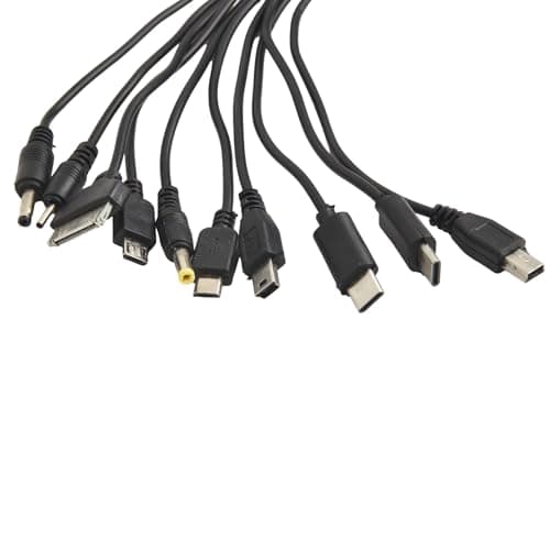 EasyByMall 10 in 1 Multifunction USB Charging Cable, Multi-Device Connector for Nokia, Samsung, Sony, Motorola, Compact Travel Charger — view 4