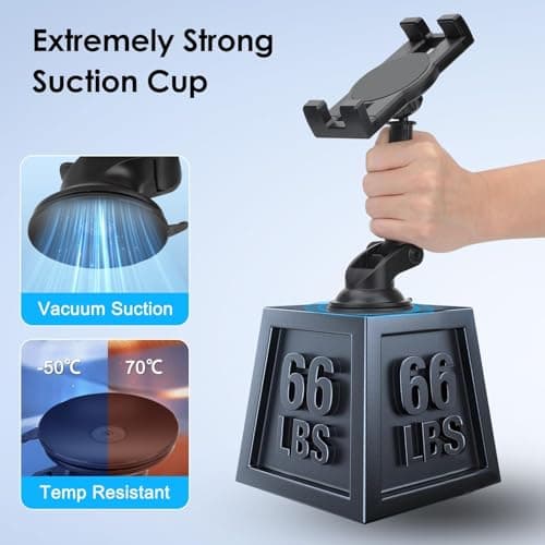 Linkstyle Car Tablet Holder, 360° Rotating Adjustable Tablet Car Mount — view 5