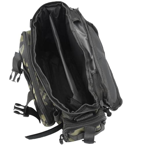 Auptiz Fishing Bag, Multi-Pockets Holdall Shoulder Waist Handbag, Holdall Camouflage-1 Outdoor Carryall Fishing Tackle Bags with Belt & Shoulder Strap for Outdoors Hiking Hunting Camping Travel — view 6