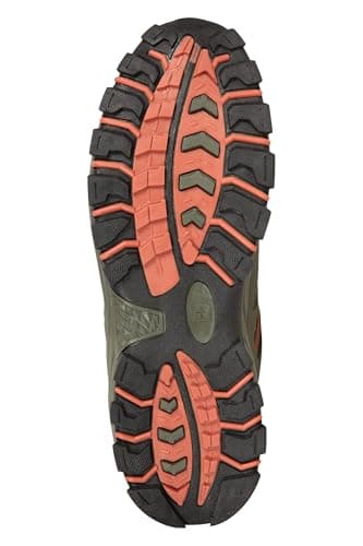 Mountain Warehouse McLeod Mens Wide-Fit Walking Shoes Khaki 9 — view 6