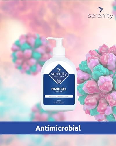 Serenity Hygiene Alcohol-Free Hand Gel Sanitiser – Hospital Grade Antiviral, Kills MRSA, C.Diff & Norovirus – Unscented, Up to 6 Hours Protection – Made in UK — view 4