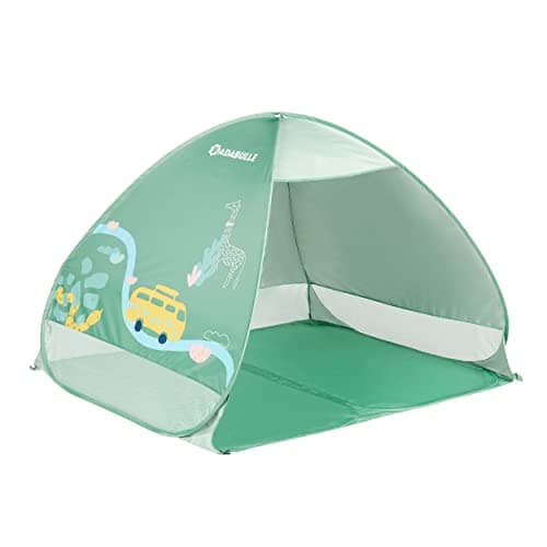 Badabulle Baby Tent with UV Sun Protection UPF 50+ | baby sun shade tent | baby beach tent, Sage