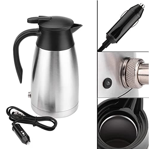 1000ML 2V/24V Stainl Steel Electric In-Car Kettle Travel Es-Large Acity Heating Bottle-Portable Electric Kettle for Car — view 4