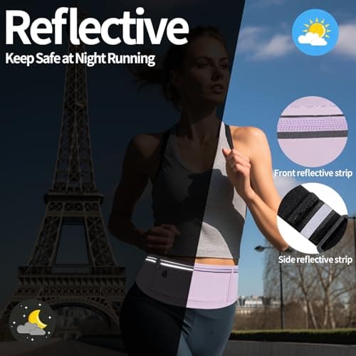 QZLSAYSL Running Belt, Purple Running Belt，Waterproof，Purple — view 4