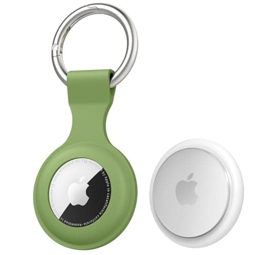 [5-Pack] for AirTag Holder - Silicone Case for AirTag Keyring for Keys, Bags, Luggage, Pet Collars - Anti-Lost and Scratch-Resistant Design for Apple Air Tags 2021 (Pack F) — view 2
