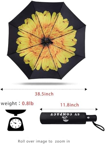 SY COMPACT Travel Umbrella Windproof Automatic Unbreakable UV Protection — view 3