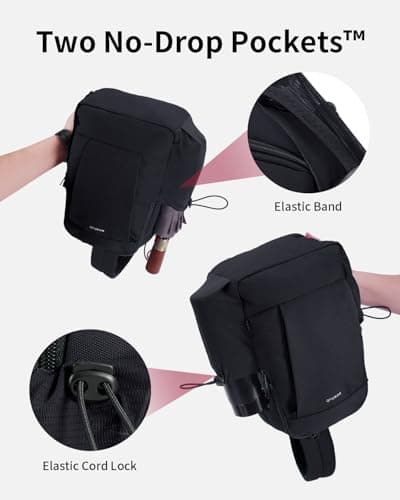 ECOHUB RFID Blocking Sling Bag, Anti-Theft Crossbody Bag for Travel, Sports — view 6