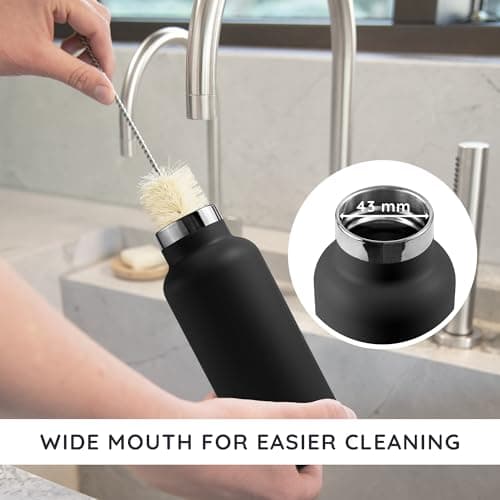 Bambaw 1l Insulated Water Bottle Metal, Water Bottle Stainless Steel 1l — view 4