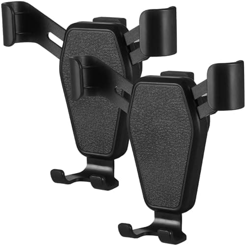 2 Pcs Car Phone Holder Stand with Auto Lock for 4.6 to 7 Inch Phones