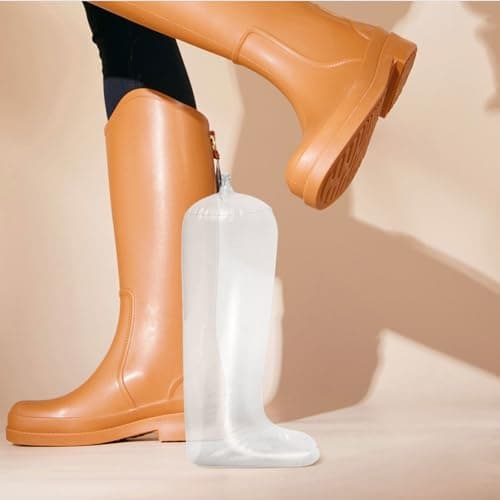 Artibetter Inflatable Plastic Boot Shapers with Efficient Space Organisation and Crease Prevention for Tall Boots 2 Pairs Suitable for Wardrobe and Suitcase Storage — view 6