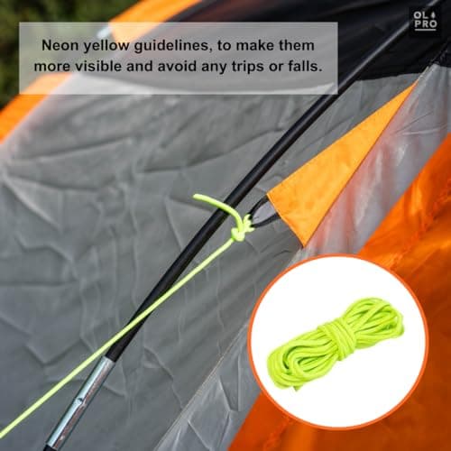 OLPRO Knightwick 3.0 3-Person Camping Tent – Waterproof 5000 mm Tunnel Tent with Sewn-In Groundsheet & Porch Storage – Lightweight Festival & Weekend Camping Dome Tent — view 6