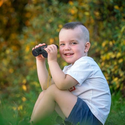 Mini Telescope 10Pcs Toy Binoculars for Kids with Compass - Portable Outdoor Adventure Gear for Children Sightseeing and Learning — view 2