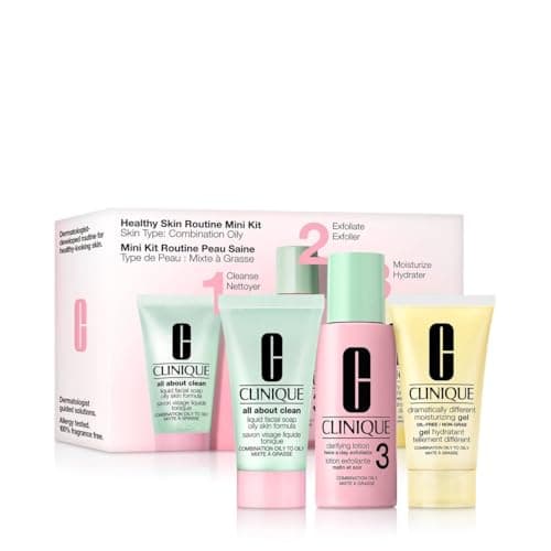 Clinique Healthy Skin Routine: Mini 3-Step Kit For Combination Oily Skin | Balances and refreshes. Skincare for combination oily skin.