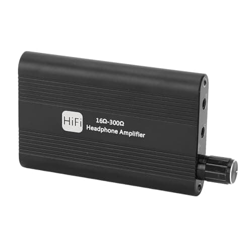Ejoyous Headphone Amplifier, Aluminum Alloy Portable Headphone Amp with Bass Control and Volume Adjustment, Rechargeable 1500mAh, 16 to 300 Ohm for Travel Music Listening — view 2