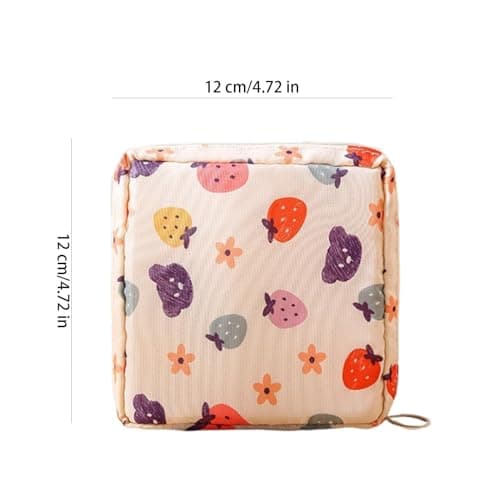 Period Pouch Portable Zipper Pouch Tampon Pad Sanitary Storage Holder — view 6