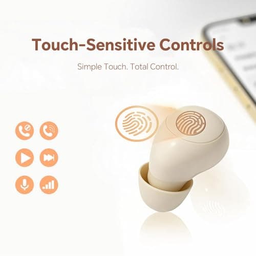 Invisible Mini Small Earbuds Wireless Hidden Earphones for Small Ears — view 5