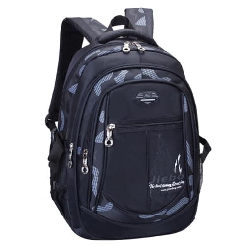 ADGBPE Boys Backpack School Bag Secondary Rucksacks Teenage Student Durable Heavy Duty Large Kids Bookbags Waterproof (4-Black) — view 2