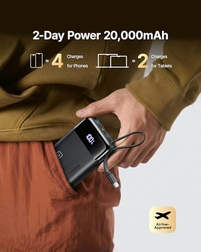 INIU 45W Fast Charging Power Bank, 20000mAh Small Battery Pack — view 4