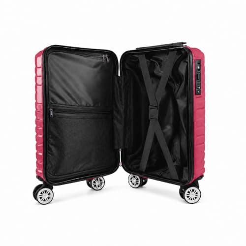 Underseat Travel Cabin Case, Teal, 45x36x20cm, T-HC-US-1840-Burgundy — view 6