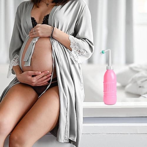 Reusable Vaginal Douche - Portable Bidet Spray Bottle | Perineal Bottle for Postpartum Care | Vaginal Douche Cleaner | Feminine Hygiene Products | Perineal Recovery for New Mums, Toilet & Travel Use — view 4