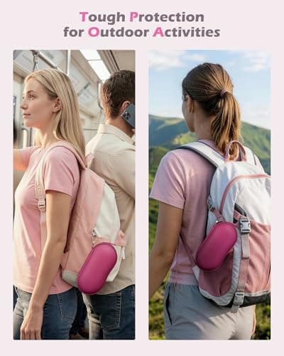 ProCase Sunglasses Case, Hard Shell Glasses Case for Men Women -Raspberry — view 4