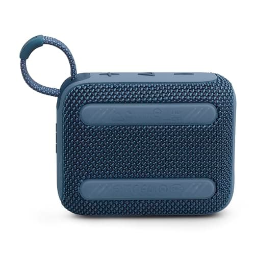 JBL GO 4 Ultra-Portable Bluetooth Speaker with Big JBL Pro Sound and Punchy Bass, PlaytimeBoost, Waterproof Design and 7-Hour Playtime, Blue — view 6