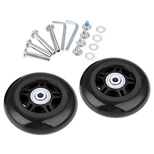LOTOWELZON Suitcase Luggage Replacement Wheels OD64x6x18mm/2.52x0.24x71in