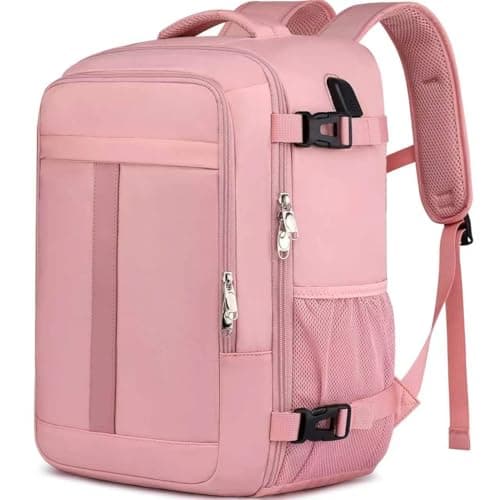 for New Ryanair Cabin Bags 40x30x20 Underseat Small Travel Backpack, Pink