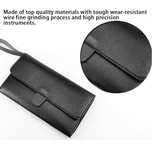 Adoorniequea Leather Hair Cutting Tool Bag,Makeup Artist Waist Scissor Kit — view 6