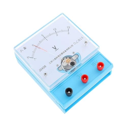 Push-type Voltmeter Instrument Blue Plastic Teaching Tool
