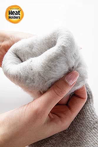 HEAT HOLDERS SOCKSHOP Women's Socks - 2.3 TOG Thermal, Warm, Cosy, Patterned, Pack of 1 Size 4-8 Cherith Cream/Muted Coral 4-8 — view 2