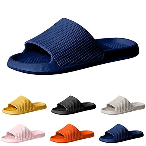Men's Casual House Shoes Neat Simple Daily Appearance Pool Side Practical Footwear Household Daily Essential Travel & Vacation Friendly All Day Walking Support Summer Beach Ready Design Black — view 3