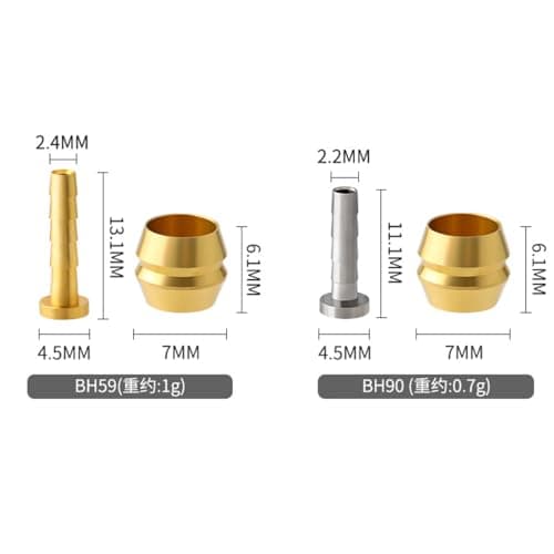 HOUSON bicycle disc brake olive insert, olive plug insert olive brake hose insert BH59 — view 2