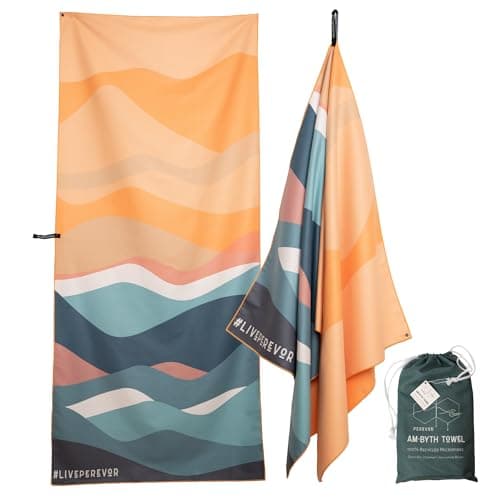 Perevor Microfibre Beach Towel XL - Quick Dry, Sand Free Travel Towel
