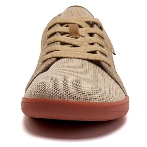 HOBIBEAR Unisex Wide Barefoot Shoes for Men Women Outdoor Trail Running Minimalist Walking Shoes Lightweight and Breathable(Brown,9 UK) — view 2