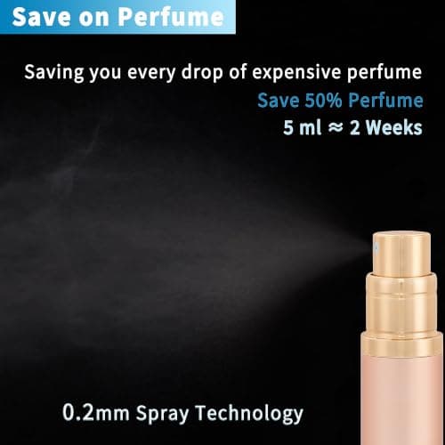 5ml 2-Pack Travel Refillable Perfume Atomiser Bottle, Perfume Refill Bottle — view 2