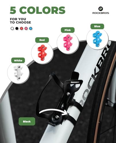 ROCKBROS Bike Bottle Holder Adapter with 155-220mm Adjustable Strap — view 3