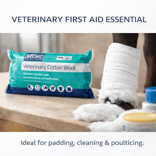 VetSet Veterinary Cotton Wool Roll 500g 30cm for Horses & Dogs — view 6
