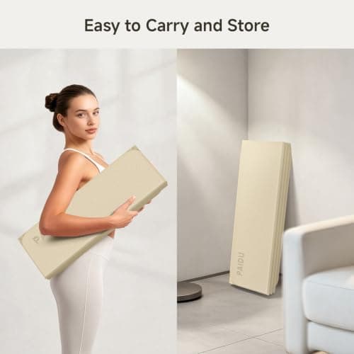 PAIDU Foldable Yoga Mat 10MM Thick SGS Certified TPE 190x66cm Portable — view 6