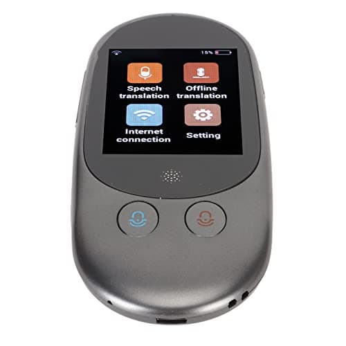 SIXRUN Language Translator Device, 126 Languages Online Translator (Black) — view 4