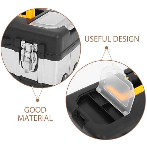 Tools Case Toolbox Stainless Steel Lockable Lightweight Back to School — view 3