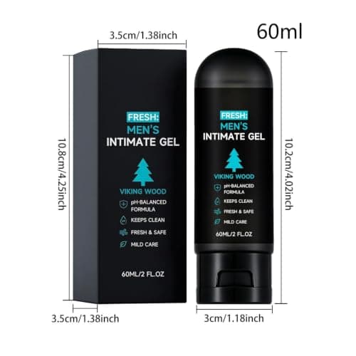 Men's Intimate Wash 60ml - Portable Refreshing Cleanser, Daily Hygiene Kit — view 5