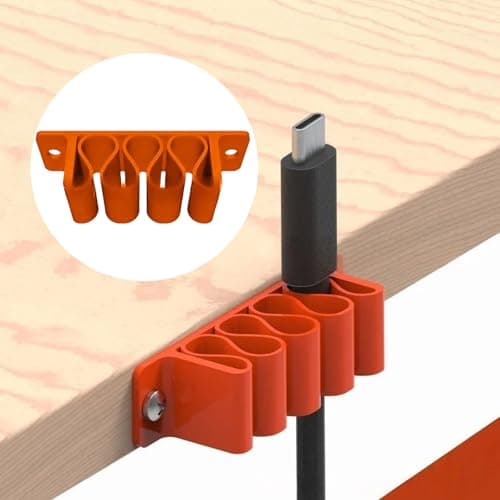 LORYEANM Stylish ABS Materials Cable Management Clip Holder, Green — view 6