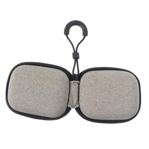 Eva Square Earphone Storage Bag for Headphones Travel Use Yellow