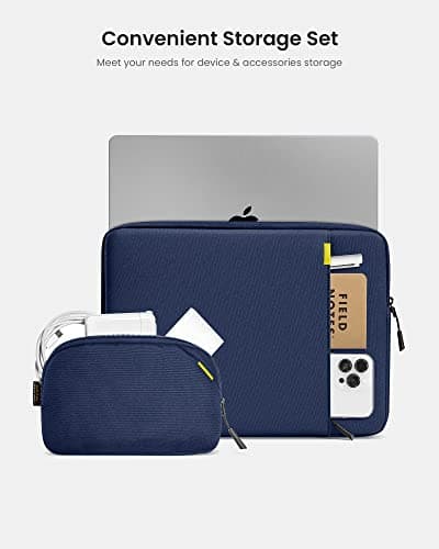 tomtoc 360° Protective Laptop Sleeve Set for 15-inch MacBook Air M5/A3448 — view 6