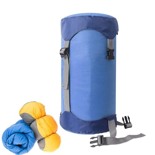 Adjustable Compression Bags for Storage Camping Stuff Sacks | Practical Sleeping Bag Stuff Sack Sleeping Bag Storage Sack for Clothes Blanket Pillow — view 6