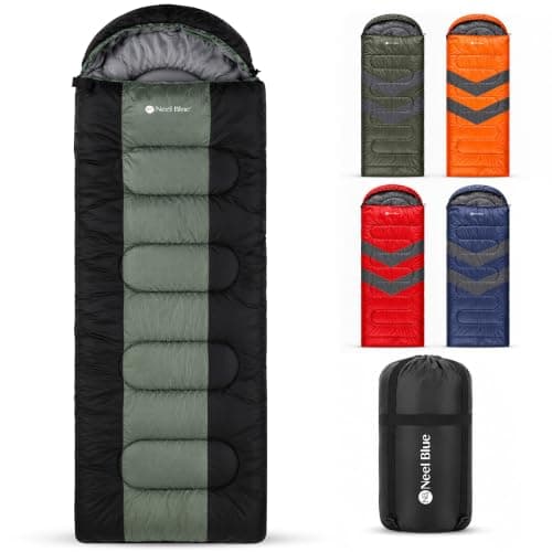 Trimming Shop Hooded Sleeping Bag, Camping Sleeping Bag, Straight Design