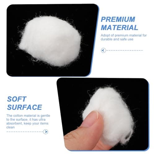 Healeved 12bags Cotton Ball Cotton Balls for Wound Care Absorbent Supplies First Aid Accessories Use in Home Cleaning as Part Emergency Kit — view 3